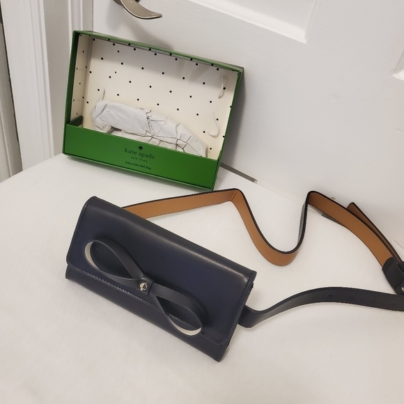 Kate Spade Cambodia Black Leather Beltbag, Retail $108, Classic - Picture 12 of 12